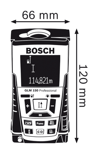 博世GLM 150/150米手持激光测距仪