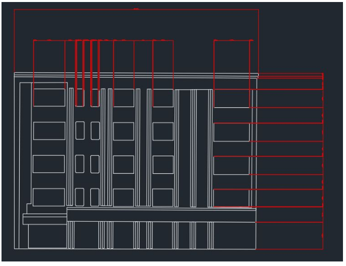 多层建筑立面图